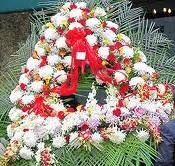John Gotti Funeral Flowers Heart
